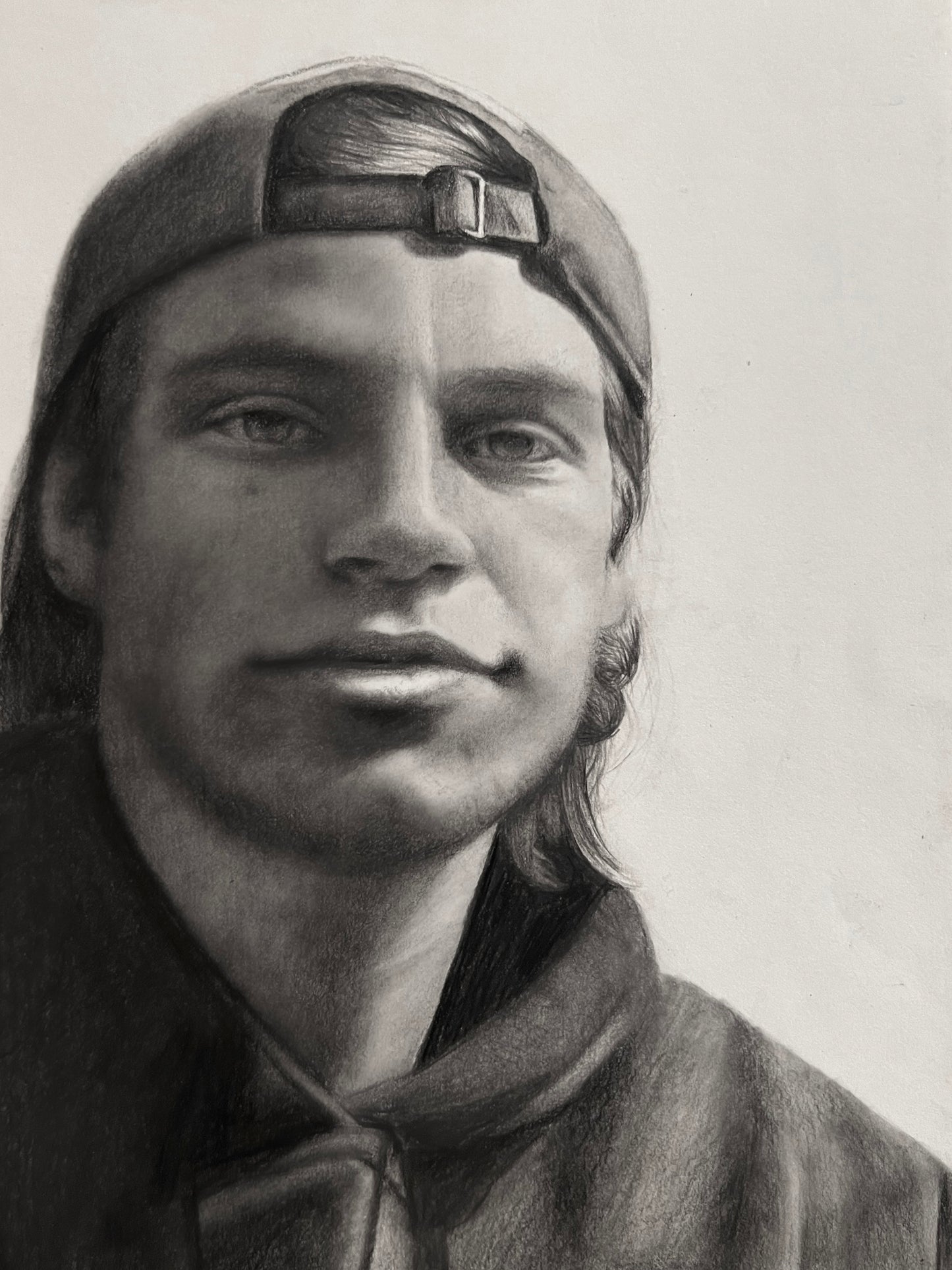 Realism Portrait | Graphite + Charcoal